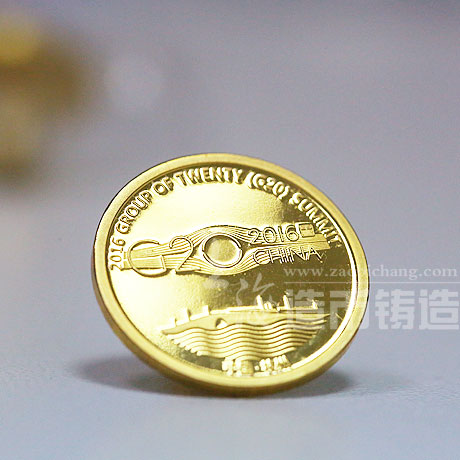 杭州G20峰會(huì)鍍金徽章_徽章制作 紀(jì)念章定制 定制銀章 徽章定制